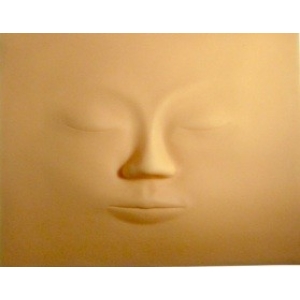 PLANTILLA 3-D PRACTICAS ROSTRO HUMANO EN RELIEVE MICROPIGMENTACION
